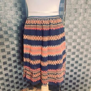 Linda Allard Ellen Tracy Silk Skirt